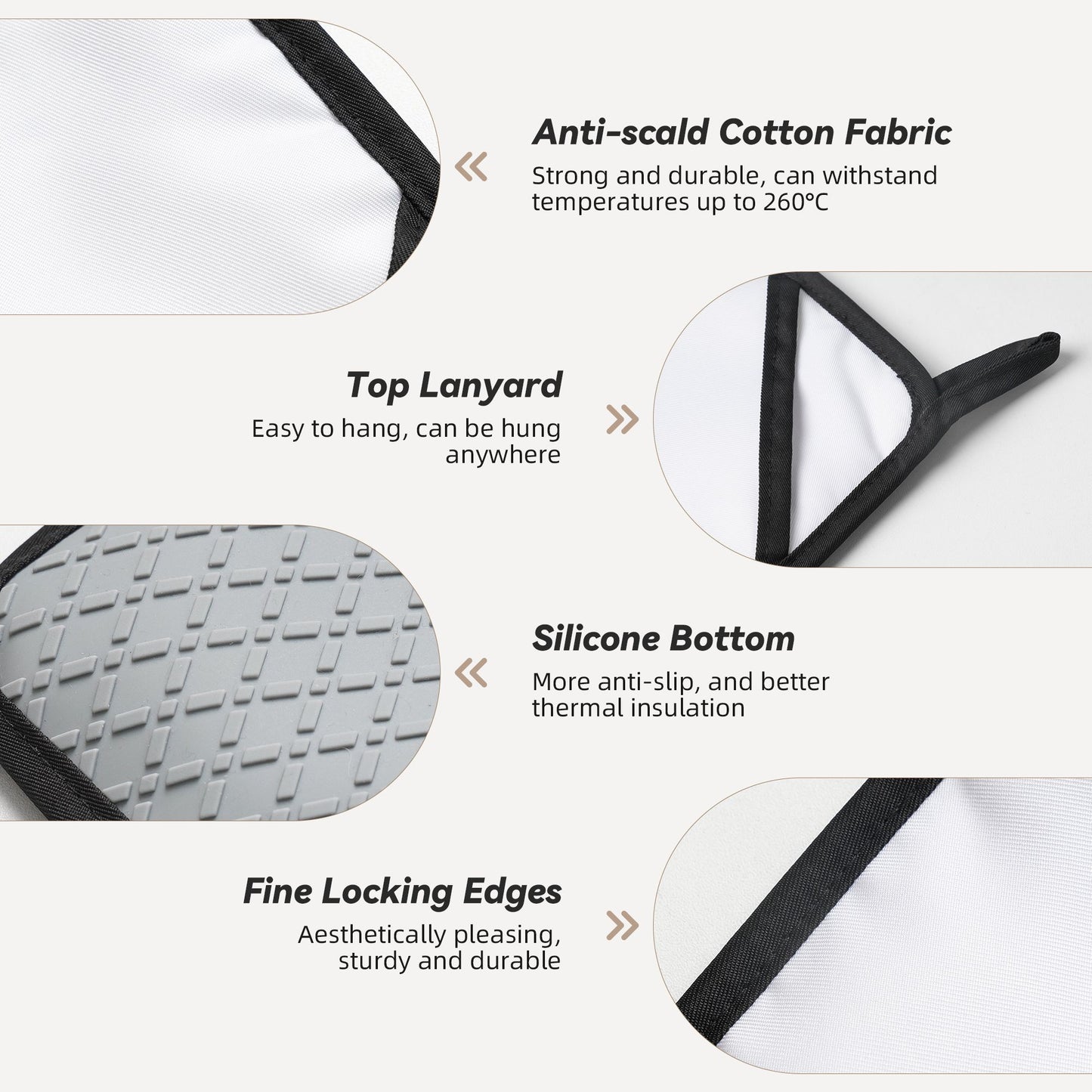 Futuristic Cityscape Silicone Trivet – Heat-Resistant Urban Skyline Hot Pad for Kitchen & Tabletop (7.1 x 7.1 in)