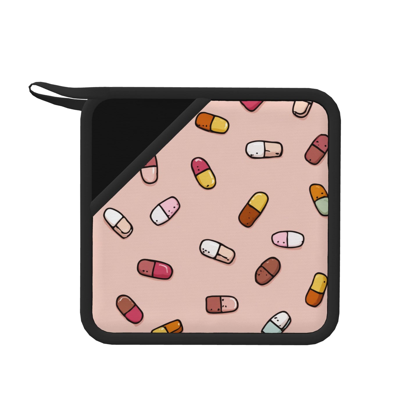 Square silicone anti-scalding mat - a stylish protective partner for the kitchen and dining table