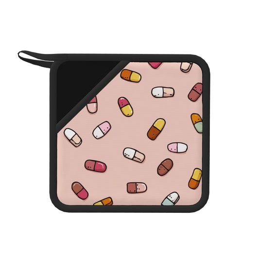 Square silicone anti-scalding mat - a stylish protective partner for the kitchen and dining table